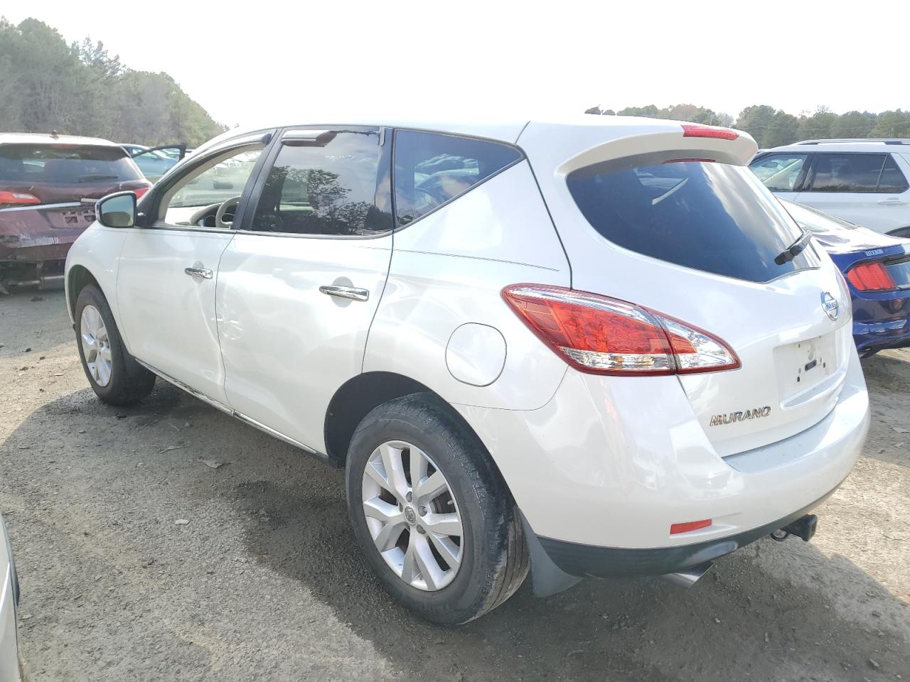 Изображение 2 2012 NISSAN MURANO S 2012 с VIN JN8AZ1MU8CW103458