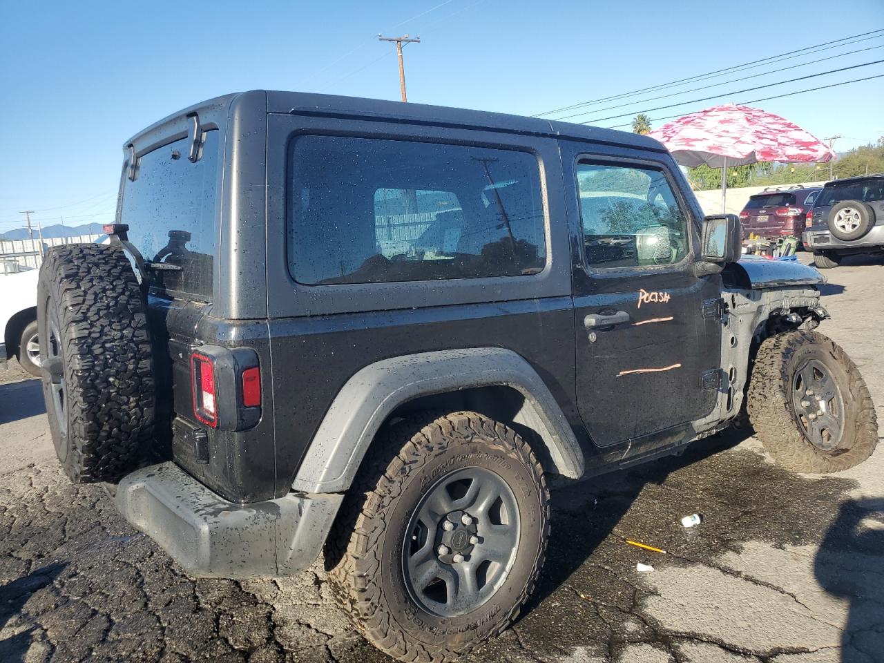 Image 3 of 2019 JEEP WRANGLER SPORT 2019 with VIN 1C4GJXAG9KW642507