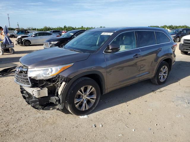 Obraz 1 z 2015 TOYOTA HIGHLANDER XLE 2015 z VIN 5TDKKRFHXFS097234