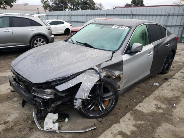 Image 1 of 2015 INFINITI Q50 BASE 2015 with VIN JN1BV7AP6FM354656