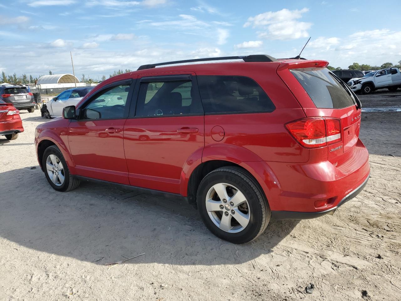 Image 2 of 2012 DODGE JOURNEY SXT 2012 with VIN 3C4PDCBGXCT393852