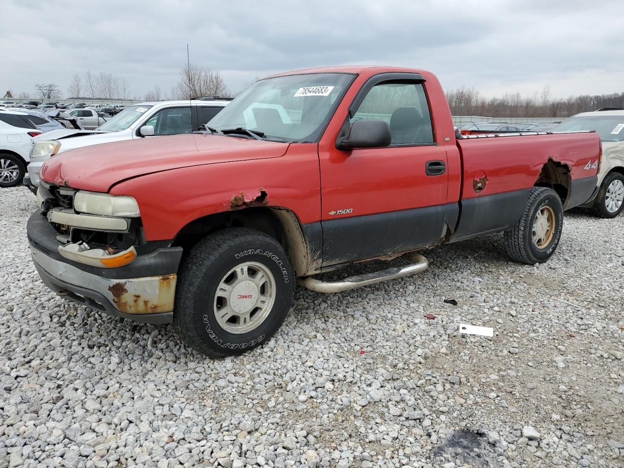 Image 1 of 2001 CHEVROLET SILVERADO K1500 2001 with VIN 1GCEK14W11Z243754