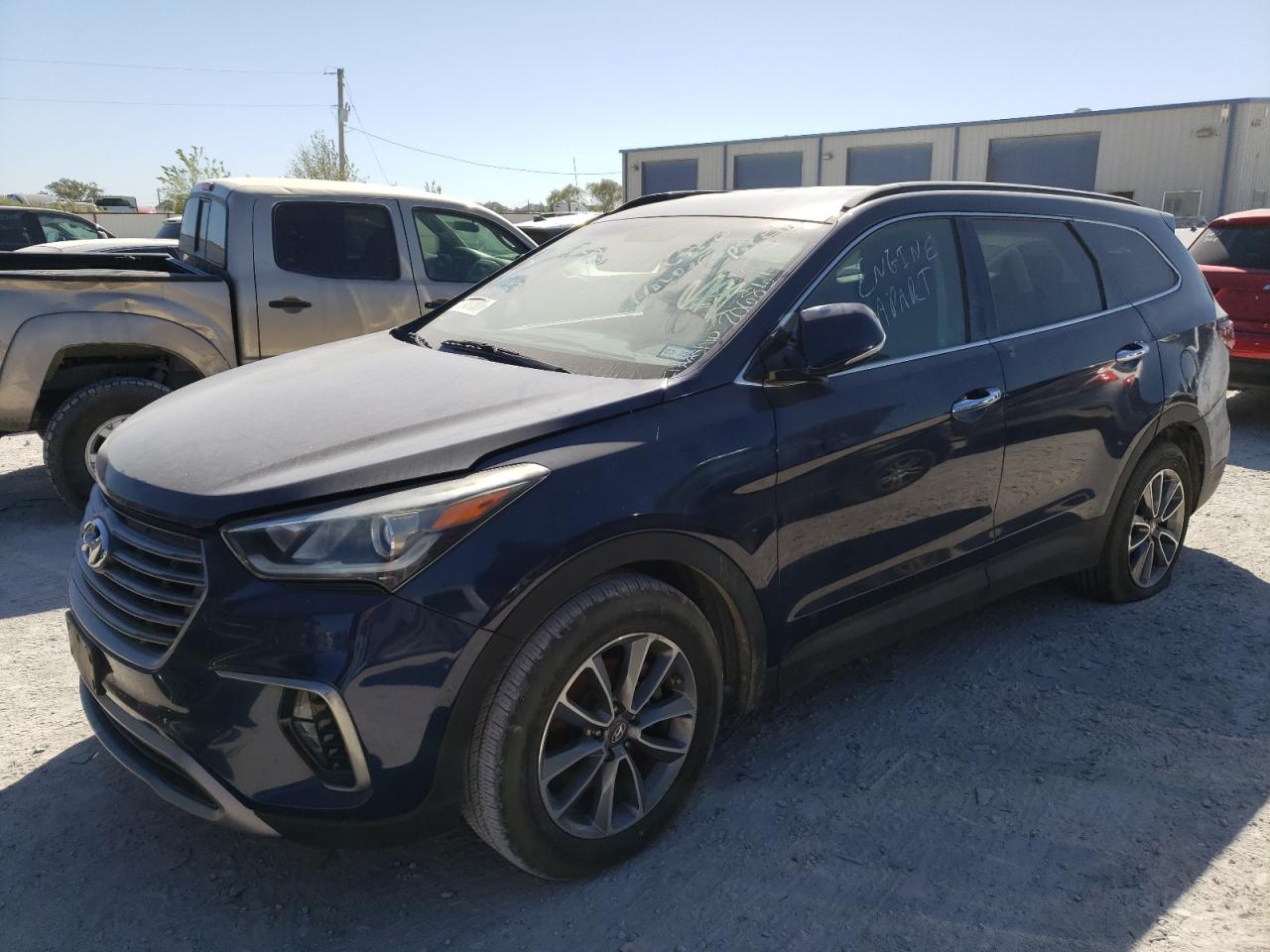 Image 1 of 2017 HYUNDAI SANTA FE SE 2017 with VIN KM8SN4HF3HU206861