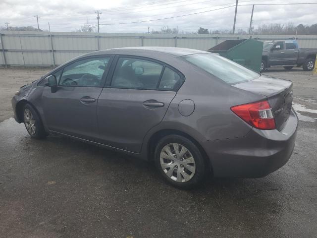 Image 2 of 2012 HONDA CIVIC LX 2012 with VIN 19XFB2F52CE102785