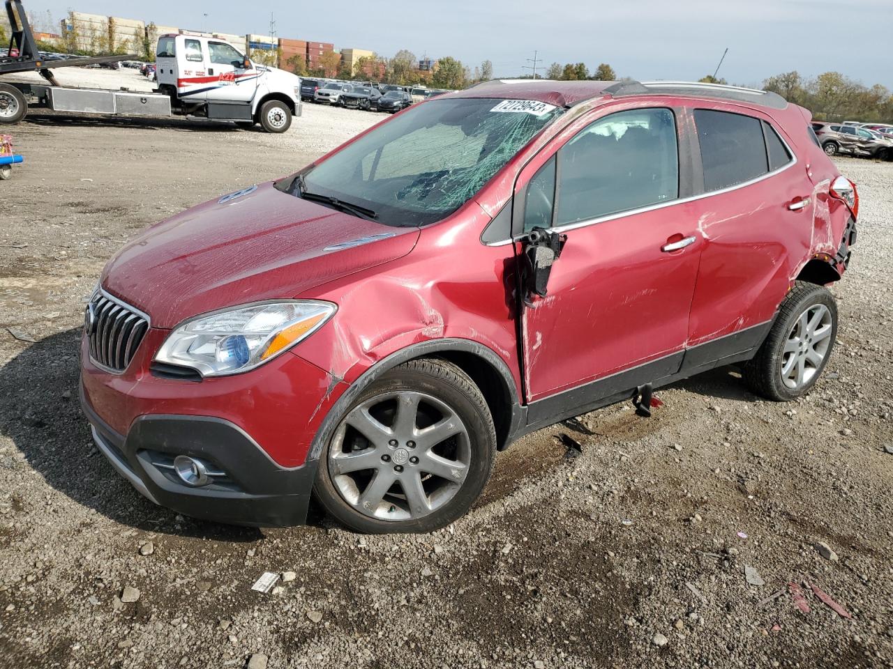 Image 1 of 2016 BUICK ENCORE CONVENIENCE 2016 with VIN KL4CJBSB9GB722631