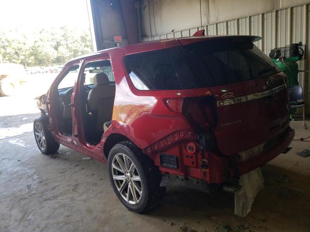 Image 2 of 2016 FORD EXPLORER LIMITED 2016 with VIN 1FM5K7F85GGA26838