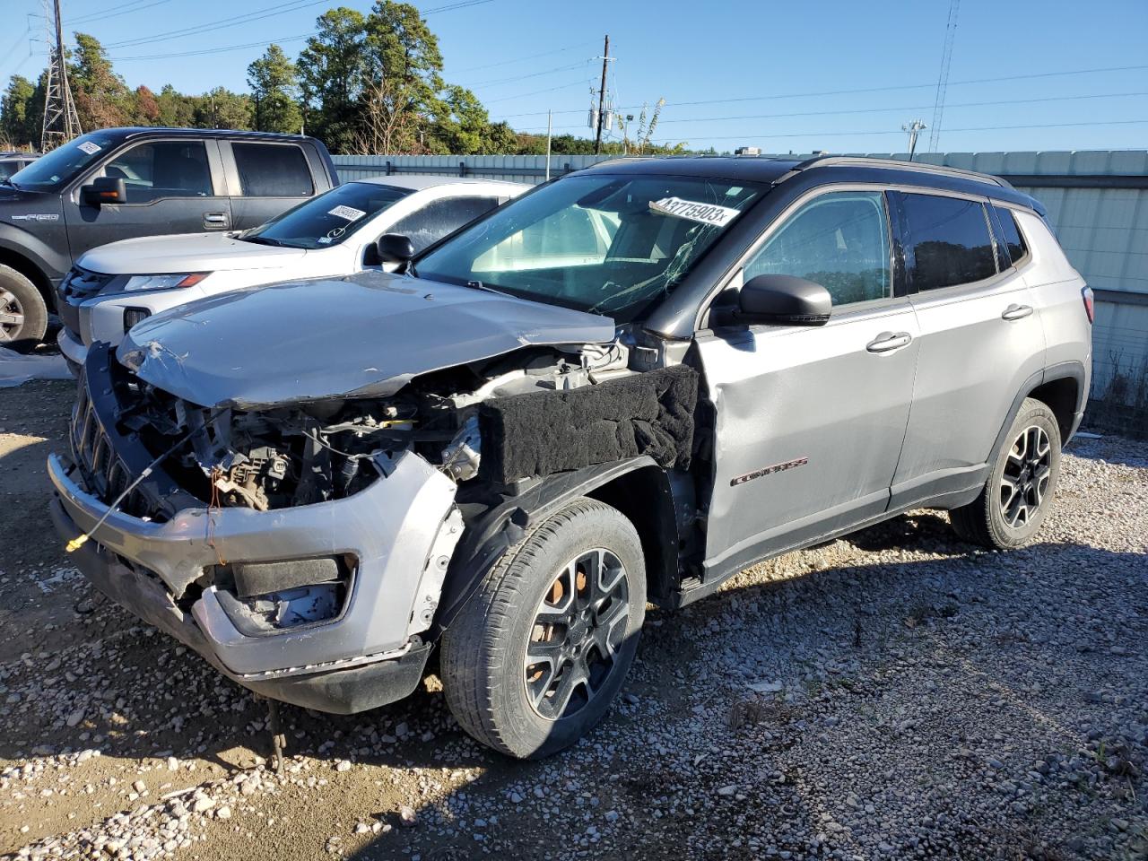 Image 1 of 2020 JEEP COMPASS TRAILHAWK 2020 with VIN 3C4NJDDB9LT207967