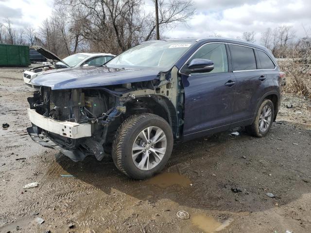 Image 1 of 2014 TOYOTA HIGHLANDER XLE 2014 with VIN 5TDJKRFH7ES031539