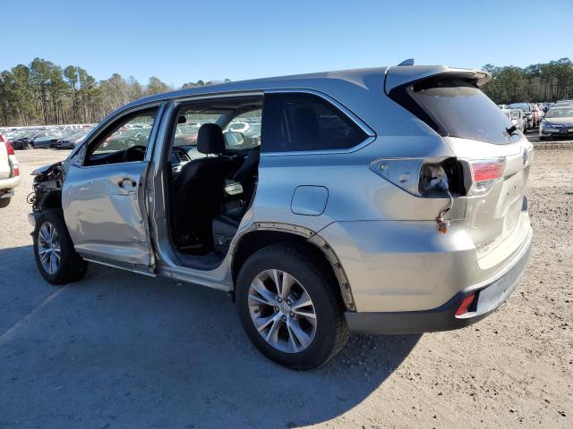 Image 2 of 2015 TOYOTA HIGHLANDER XLE 2015 with VIN 5TDKKRFH4FS110396