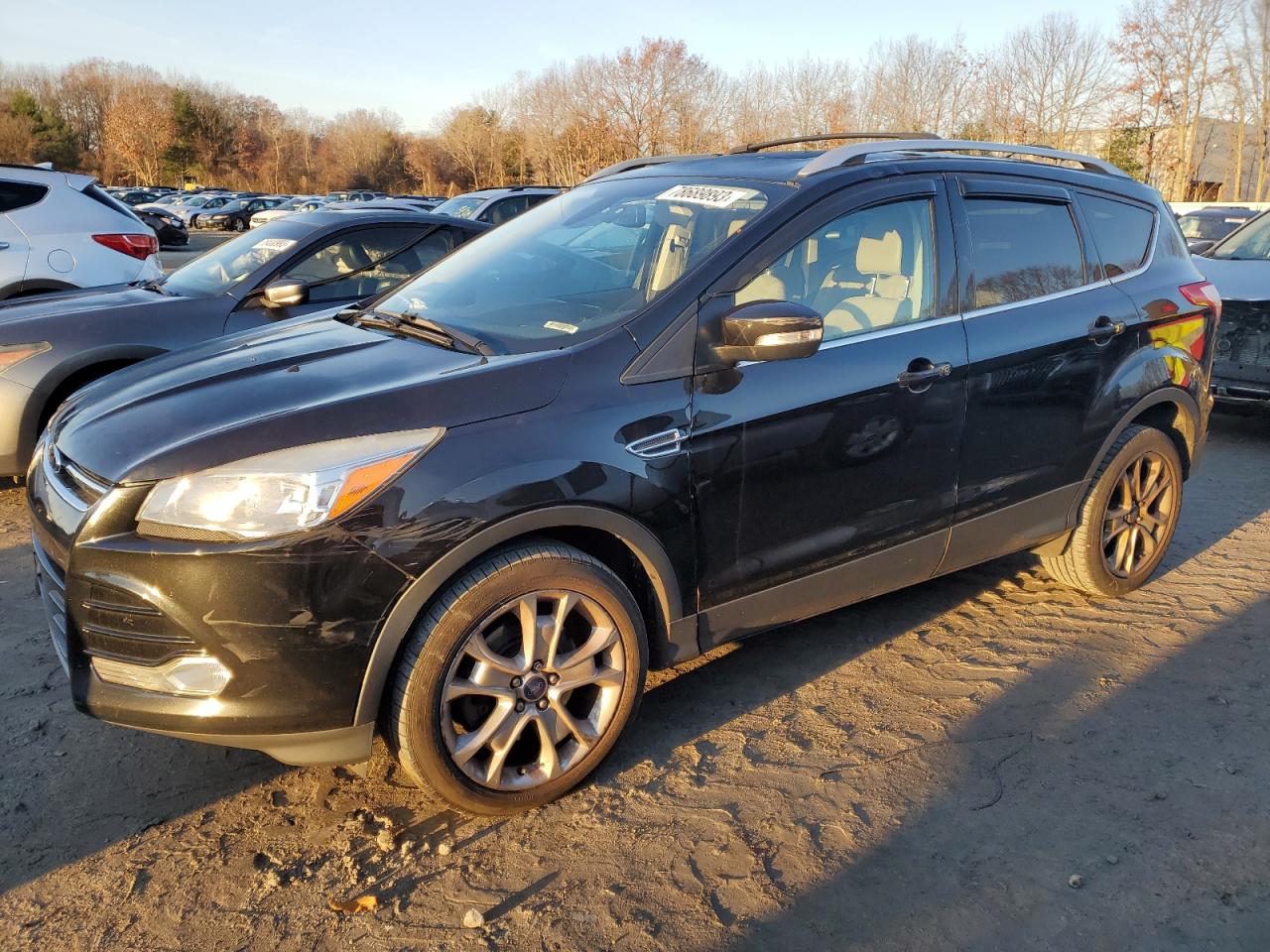 Image 1 of 2014 FORD ESCAPE TITANIUM 2014 with VIN 1FMCU9JX8EUA96182