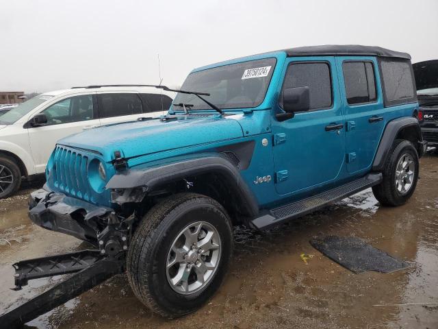 Image 1 of 2020 JEEP WRANGLER UNLIMITED SPORT 2020 with VIN 1C4HJXDG2LW242032