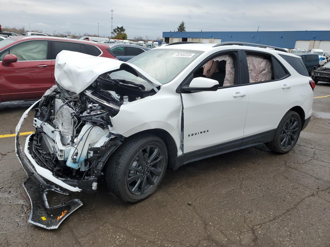 Image 1 of 2023 CHEVROLET EQUINOX RS 2023 with VIN 3GNAXMEG1PS190270