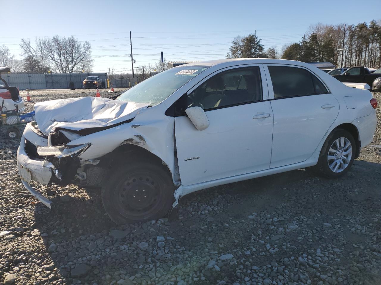 Image 1 of 2009 TOYOTA COROLLA BASE 2009 with VIN JTDBL40EX99027685