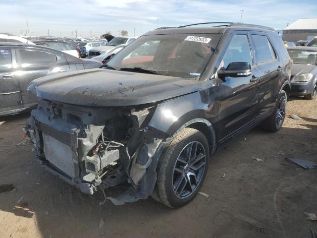 Image 1 of 2016 FORD EXPLORER SPORT 2016 with VIN 1FM5K8GT2GGD27608