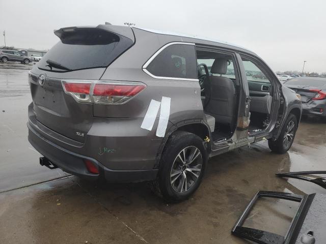 Image 3 of 2016 TOYOTA HIGHLANDER XLE 2016 with VIN 5TDKKRFH9GS163323