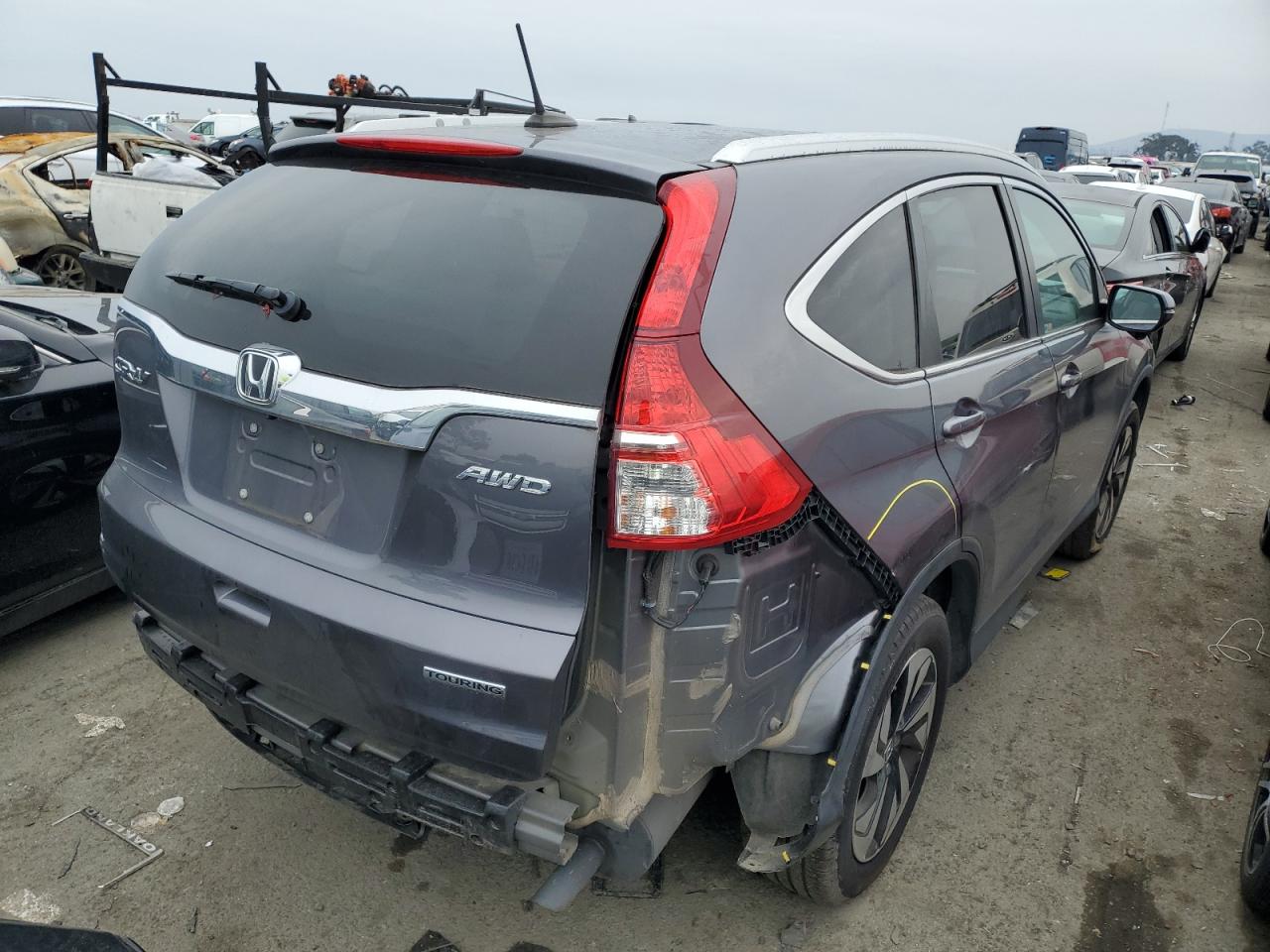 Obraz 3 z 2015 HONDA CR-V TOURING 2015 z VIN 5J6RM4H97FL085037