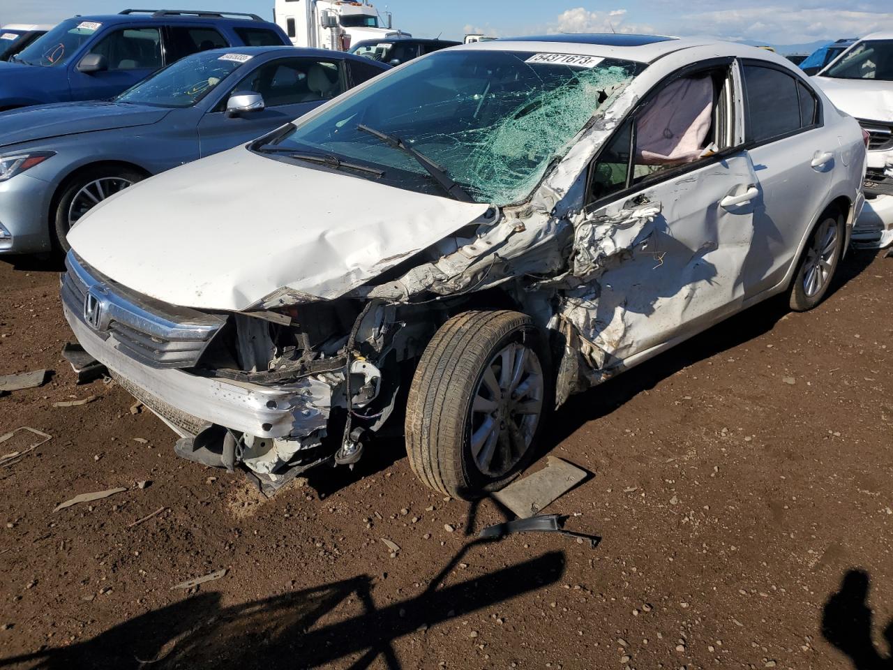Obraz 1 z 2012 HONDA CIVIC EX 2012 z VIN 2HGFB2F89CH607318