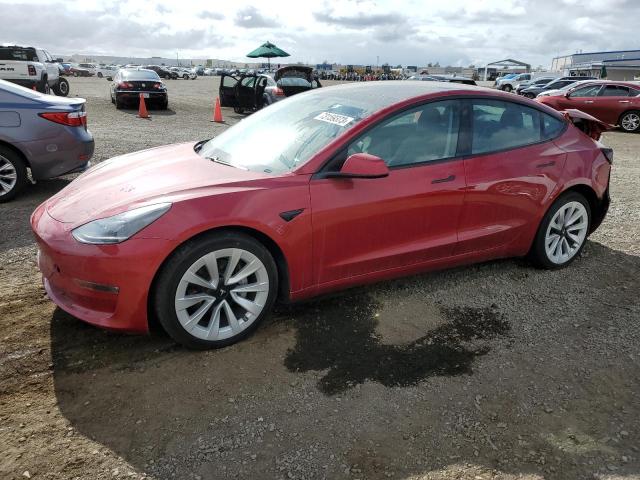 Изображение 1 2021 TESLA MODEL 3  2021 с VIN 5YJ3E1EBXMF927707