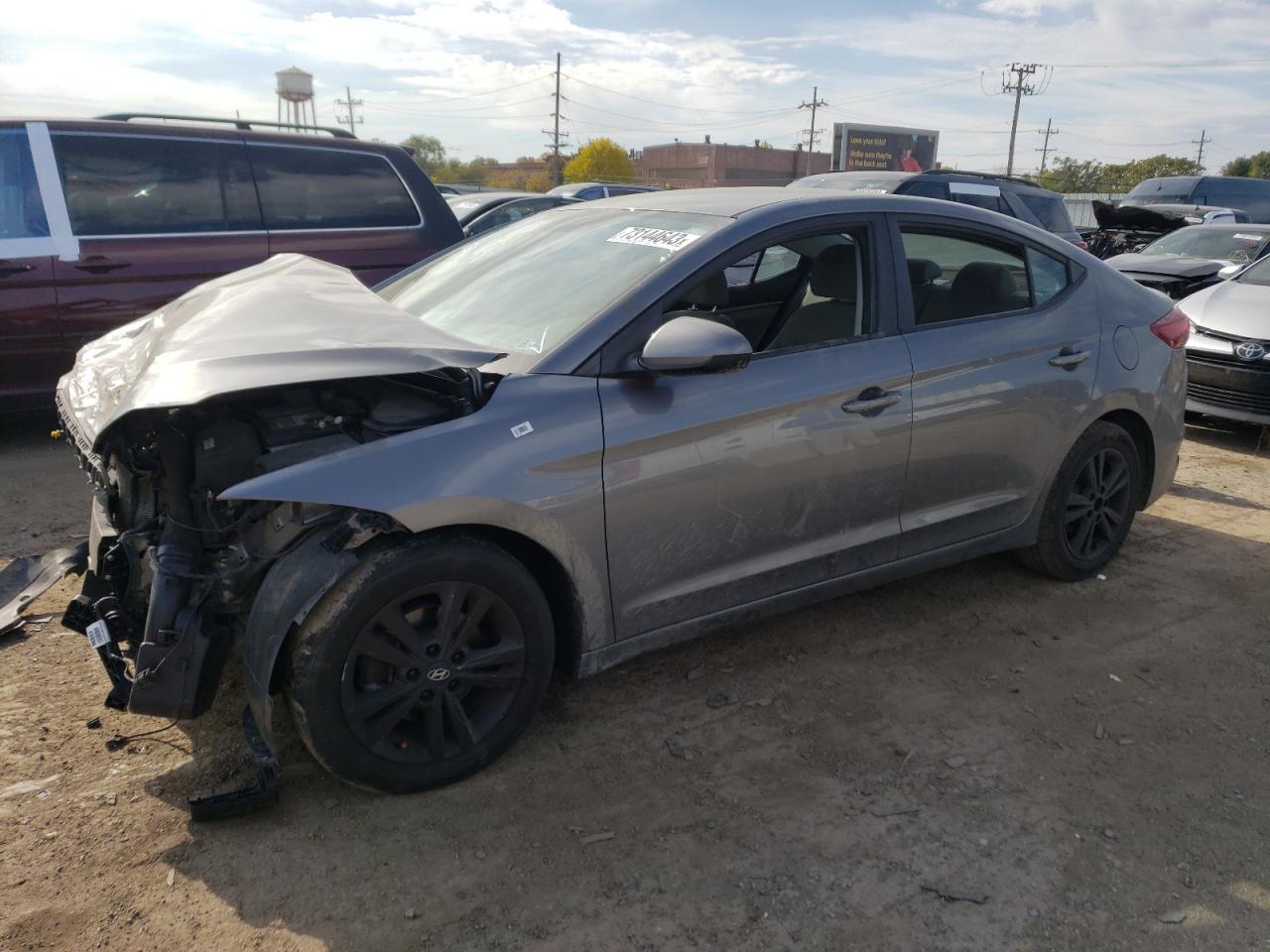 Image 1 of 2018 HYUNDAI ELANTRA SEL 2018 with VIN 5NPD84LF6JH323622
