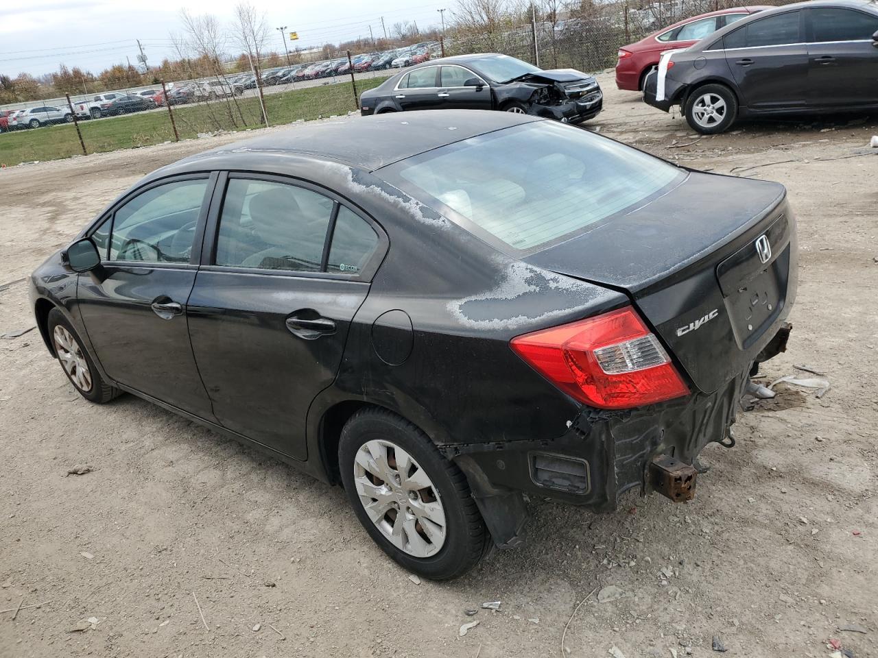 Image 2 of 2012 HONDA CIVIC LX 2012 with VIN 2HGFB2F50CH608945