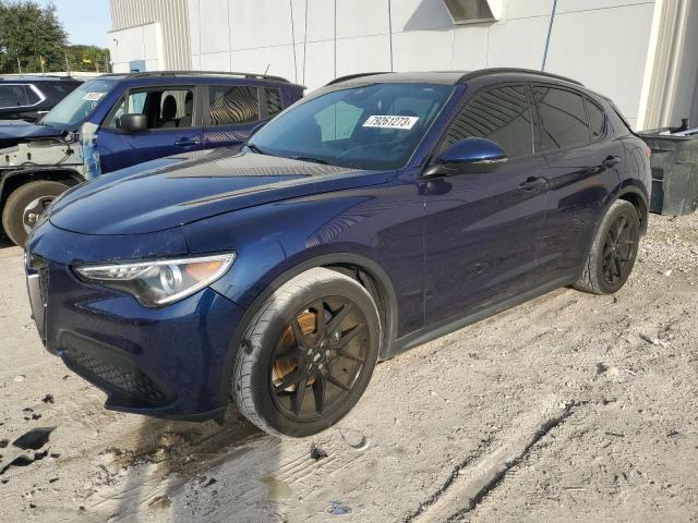 Image 1 of 2018 ALFA ROMEO STELVIO TI SPORT 2018 with VIN ZASFAKNN5J7B72211