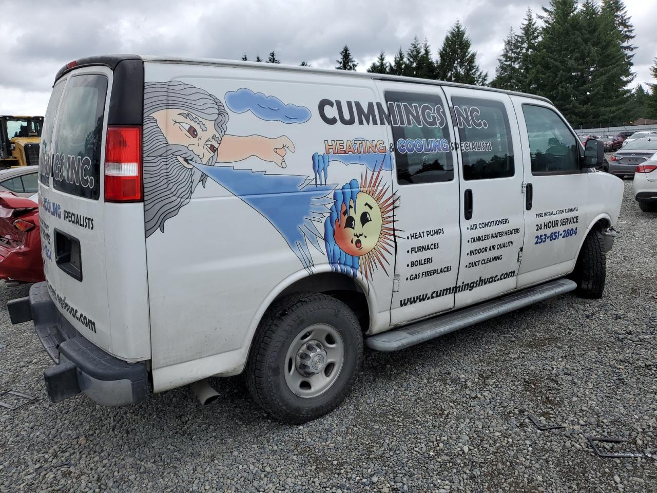 Изображение 3 2020 CHEVROLET EXPRESS G2500  2020 с VIN 1GCWGAFG7L1166112