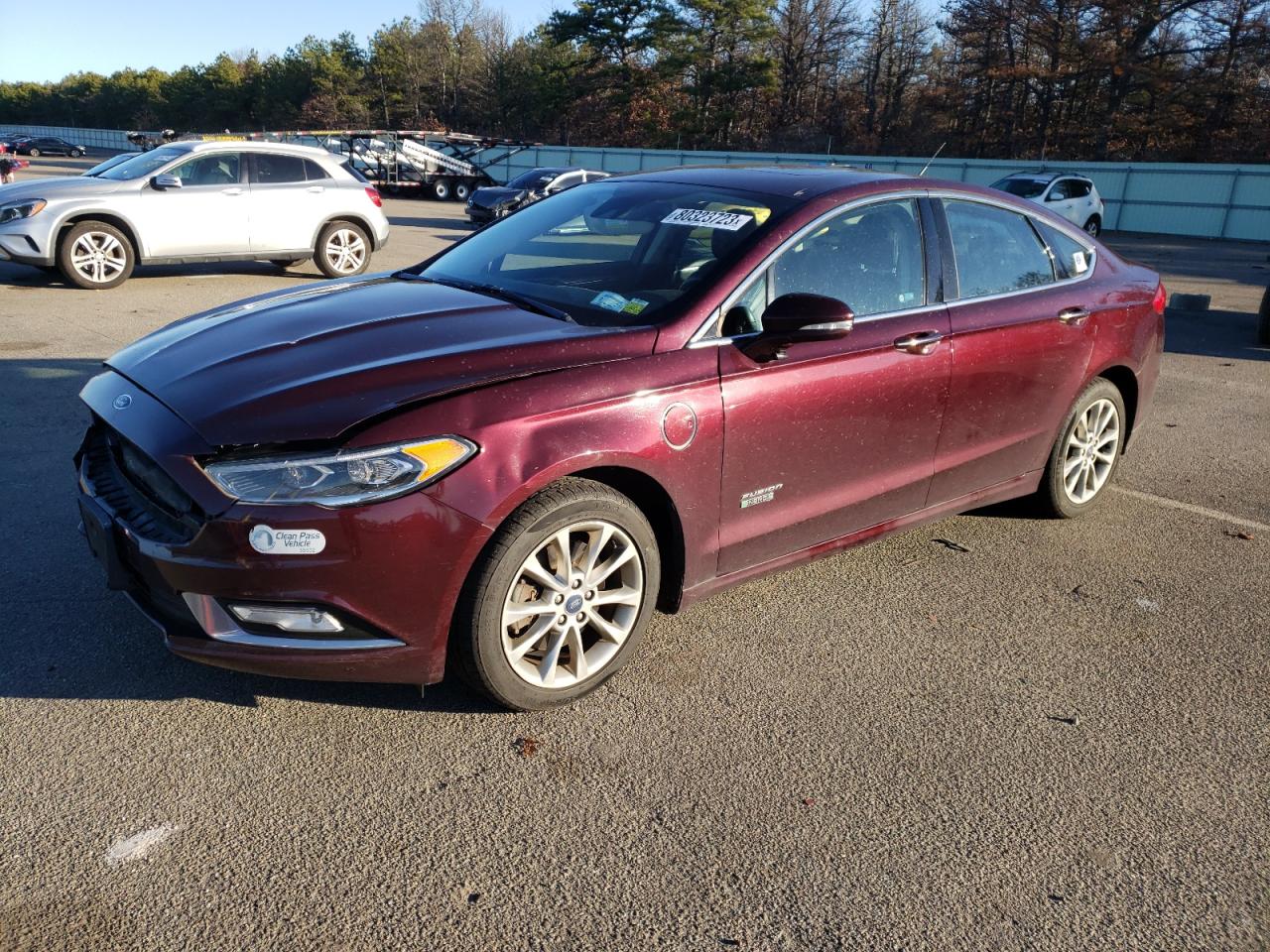 Image 1 of 2017 FORD FUSION SE PHEV 2017 with VIN 3FA6P0PU0HR288988