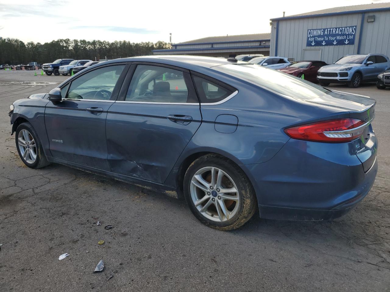 Image 2 of 2018 FORD FUSION SE HYBRID 2018 with VIN 3FA6P0LU0JR137838