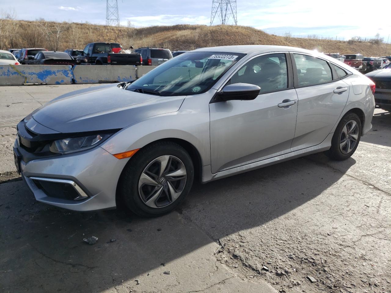 Image 1 of 2021 HONDA CIVIC LX 2021 with VIN 2HGFC2F62MH544074