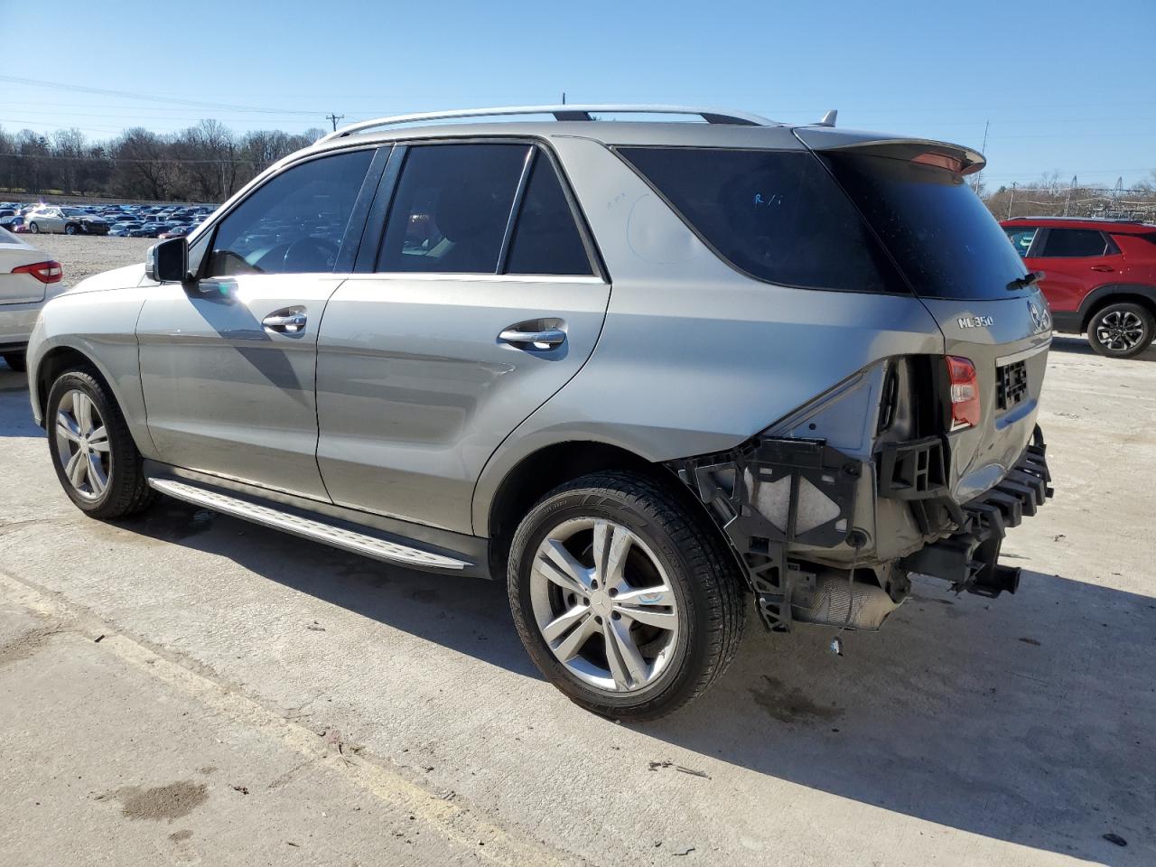 Image 2 of 2014 MERCEDES-BENZ ML 350 4MATIC 2014 with VIN 4JGDA5HB2EA376794