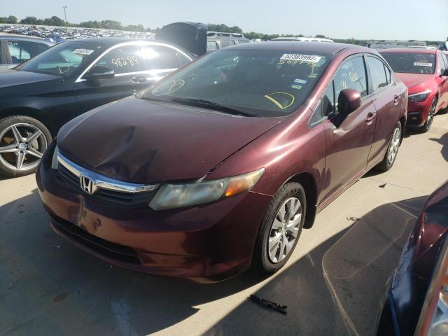 Изображение 2 2012 HONDA CIVIC LX 2012 с VIN 2HGFB2F50CH507775