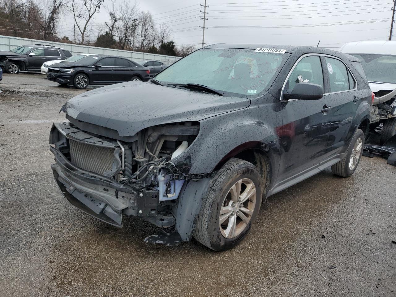 Image 1 of 2016 CHEVROLET EQUINOX LS 2016 with VIN 2GNALBEK7G1166846