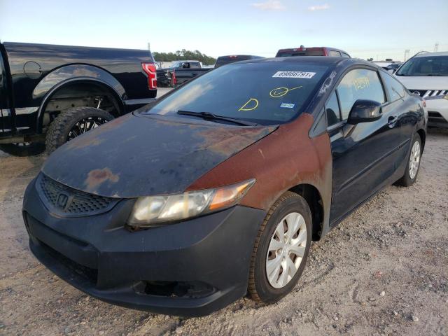 Image 2 of 2012 HONDA CIVIC LX 2012 with VIN 2HGFG3B50CH554740
