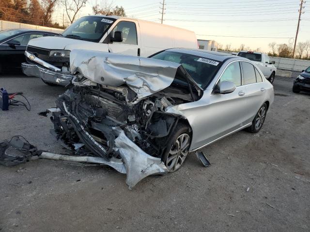 Image 1 of 2018 MERCEDES-BENZ C 300 4MATIC 2018 with VIN 55SWF4KB4JU244749