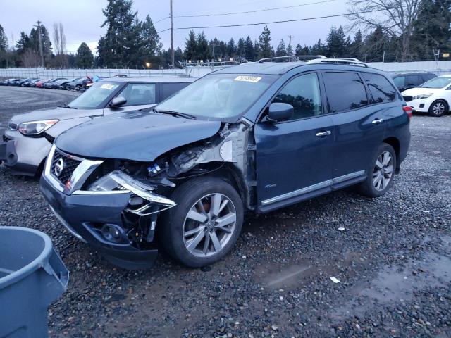 Image 1 of 2014 NISSAN PATHFINDER SV HYBRID 2014 with VIN 5N1CR2MM7EC635651