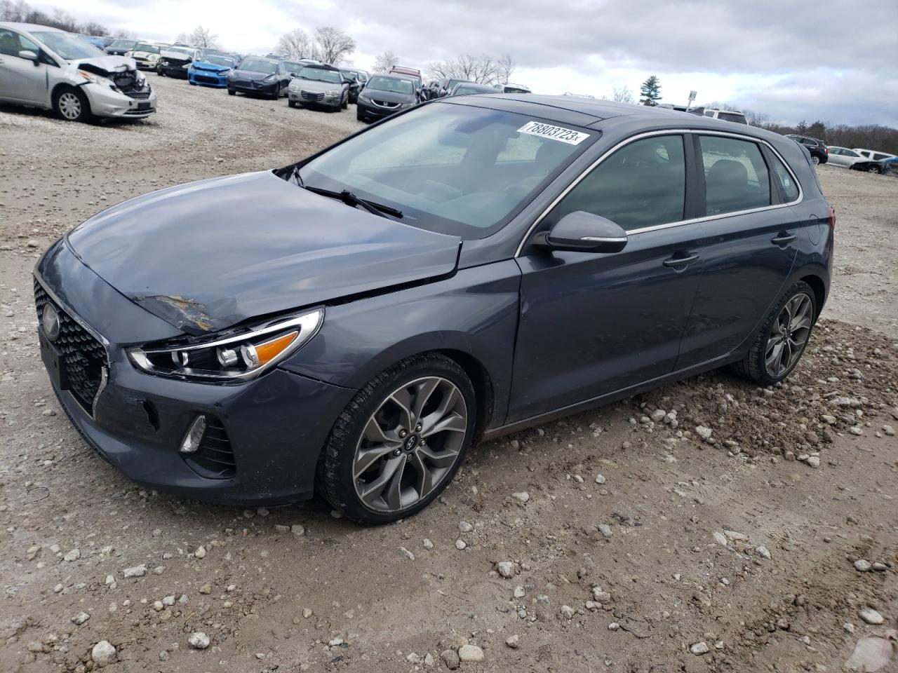Image 1 of 2018 HYUNDAI ELANTRA GT SPORT 2018 with VIN KMHH55LC8JU033633