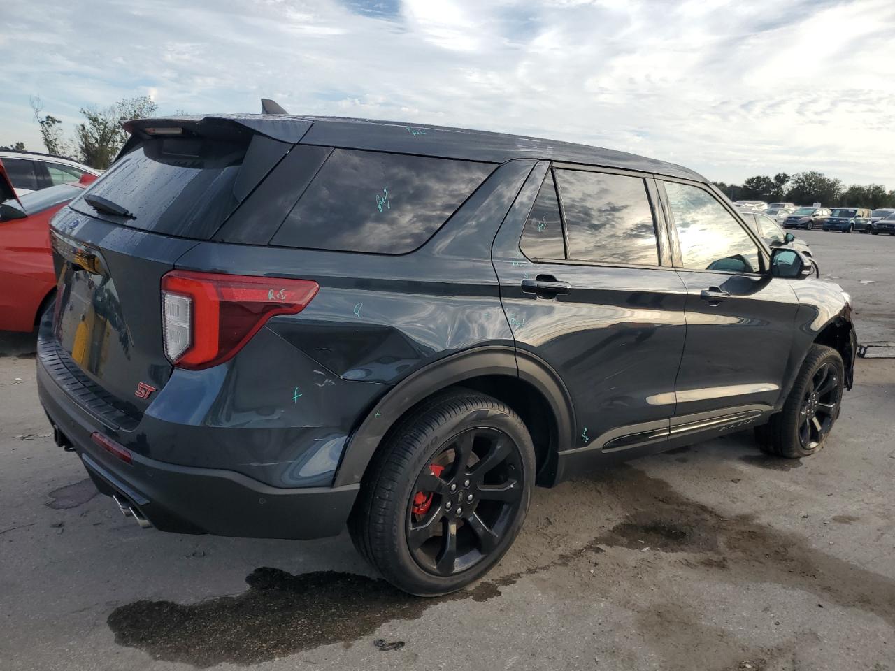 Изображение 3 2022 FORD EXPLORER ST 2022 с VIN 1FM5K8GC7NGA89901