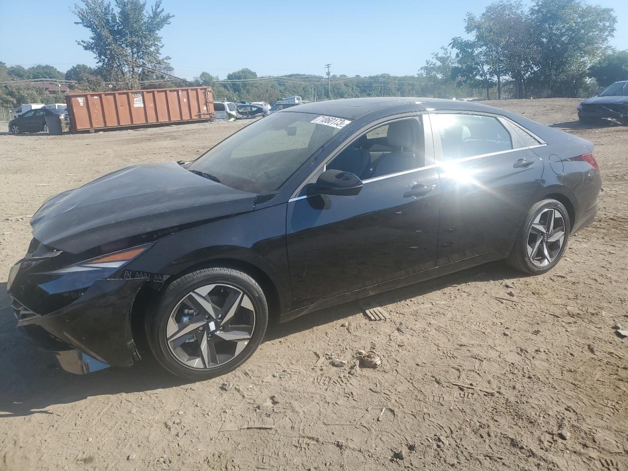 Image 1 of 2023 HYUNDAI ELANTRA LIMITED 2023 with VIN KMHLN4AJ3PU081099