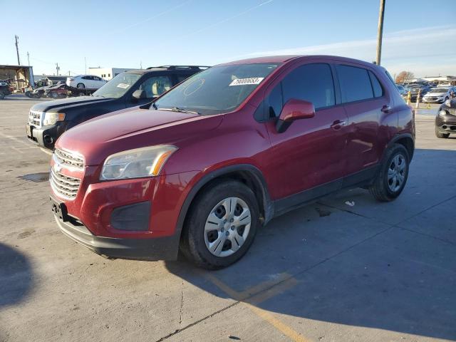 Image 1 of 2015 CHEVROLET TRAX LS 2015 with VIN KL7CJKSB8FB127111