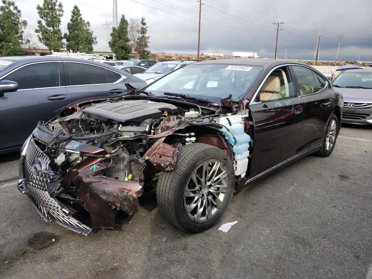 Image 1 of 2019 LEXUS LS 500 BASE 2019 with VIN JTHB51FF6K5008958