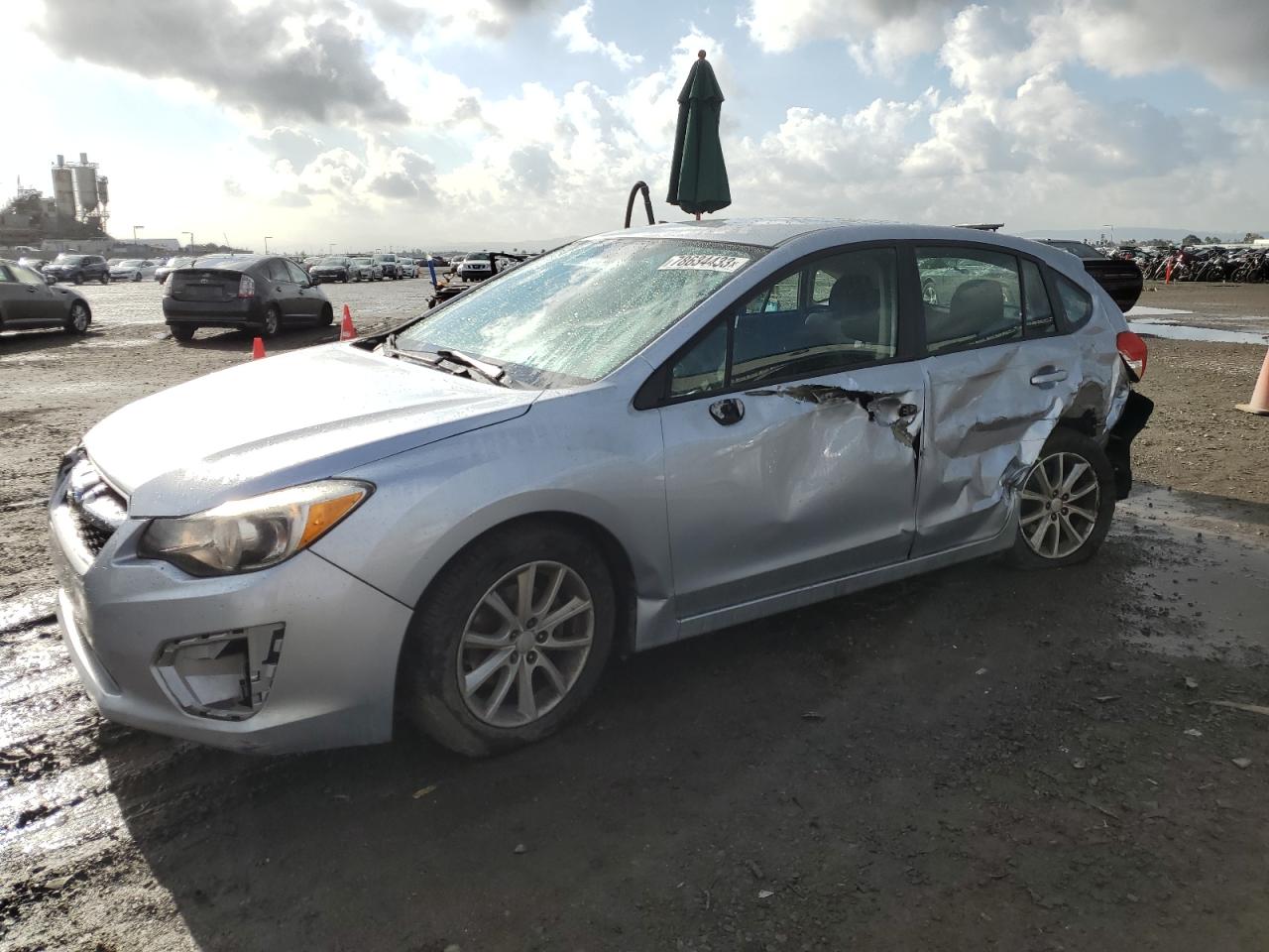 Image 1 of 2012 SUBARU IMPREZA PREMIUM 2012 with VIN JF1GPAB61CH217134
