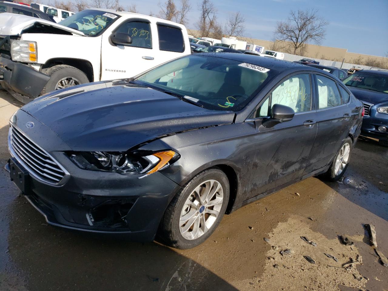 Изображение 1 2019 FORD FUSION SE 2019 с VIN 3FA6P0HD9KR102192