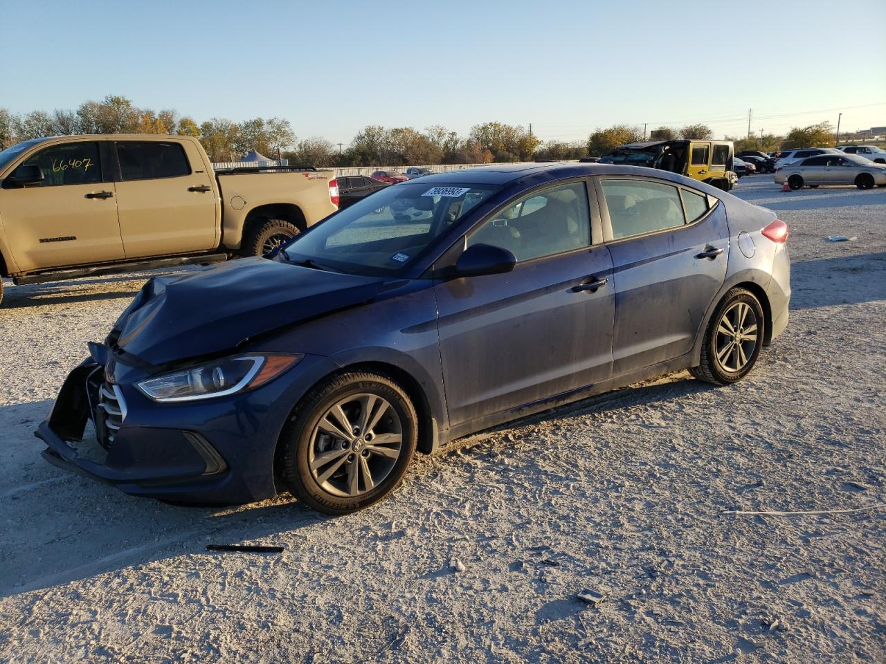 Image 1 of 2018 HYUNDAI ELANTRA SEL 2018 with VIN 5NPD84LF7JH359416
