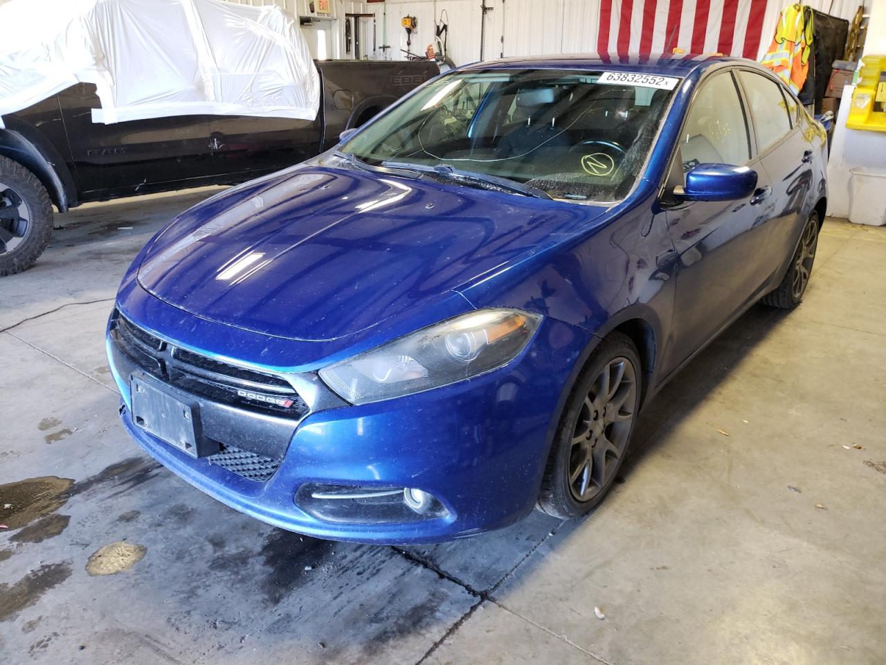 Image 2 of 2013 DODGE DART SXT 2013 with VIN 1C3CDFBA1DD328816