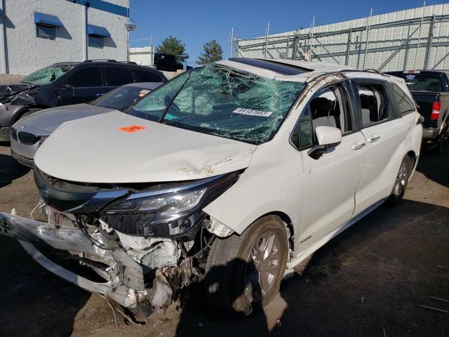 Image 1 of 2021 TOYOTA SIENNA XLE 2021 with VIN 5TDJRKEC6MS021138