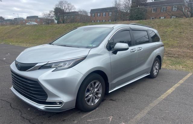 Изображение 2 2021 TOYOTA SIENNA XLE 2021 с VIN 5TDYRKEC7MS068550