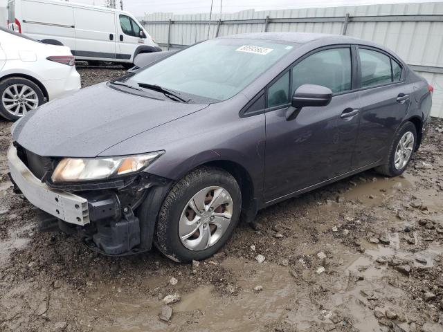 Image 1 of 2014 HONDA CIVIC LX 2014 with VIN 19XFB2F51EE005855