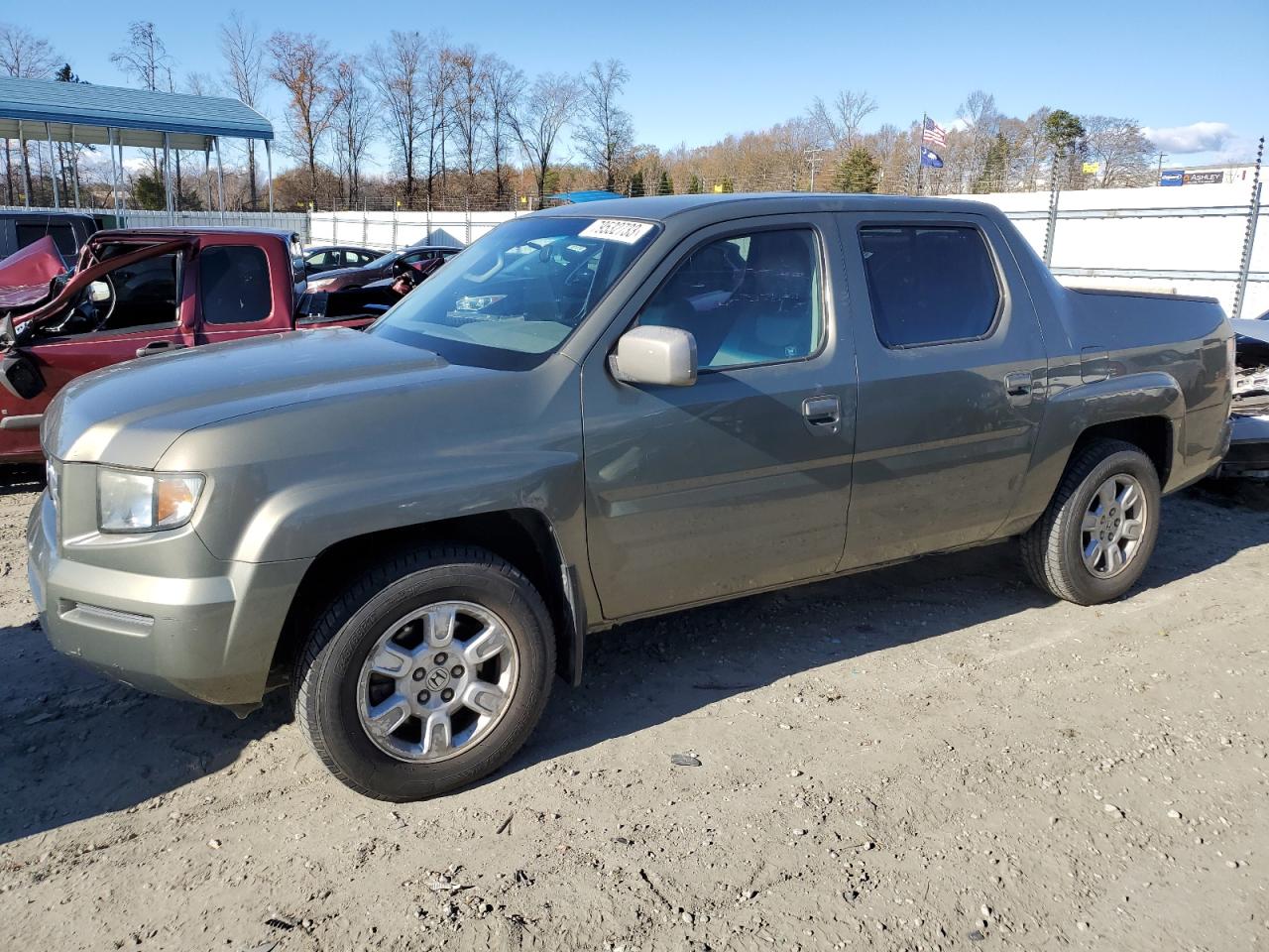 Image 1 of 2007 HONDA RIDGELINE RTS 2007 with VIN 2HJYK16427H526760