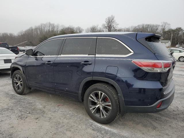 Image 2 of 2016 TOYOTA HIGHLANDER XLE 2016 with VIN 5TDJKRFH0GS273236