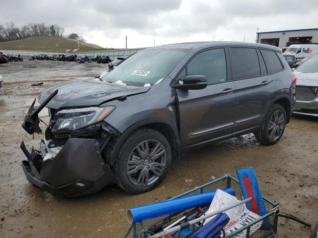 Image 1 of 2021 HONDA PASSPORT EXL 2021 with VIN 5FNYF8H51MB037534